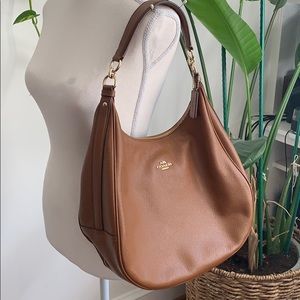 COACH PURSE - Brown Leather Shoulder Purse